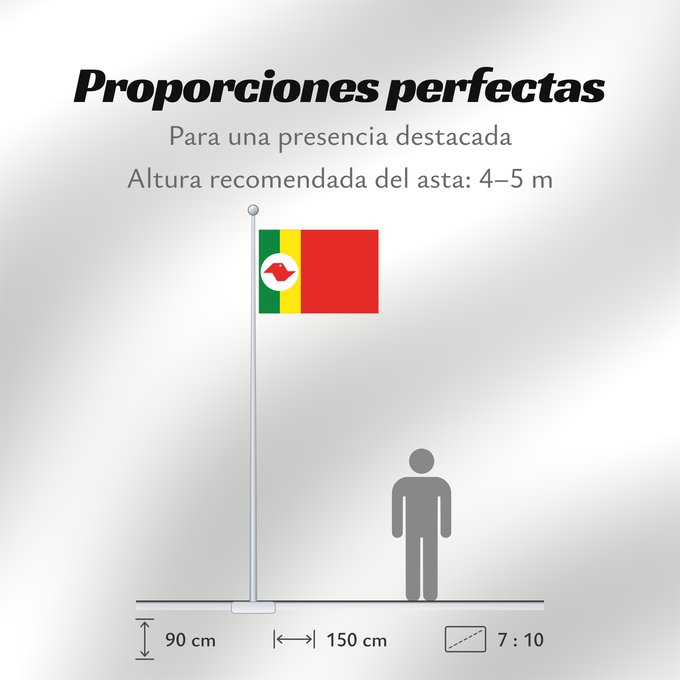 Proporciones de la bandera: Barretos SaoPaulo Brasil	Barretos	Município de Barretos no Estado de São Paulo