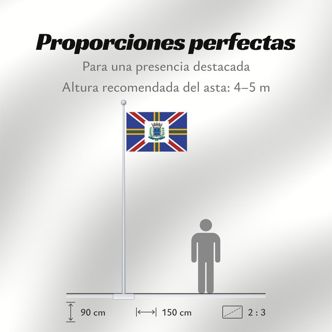 Proporciones de la bandera: Governador Valadares Gouverneur Valadares Gobernador Valadares Governatore Valadares Município de Governador Valadares no Estado de Minas Gerais