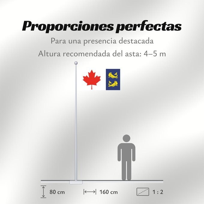 Proporciones de la bandera: Coastguard Flag of Canada