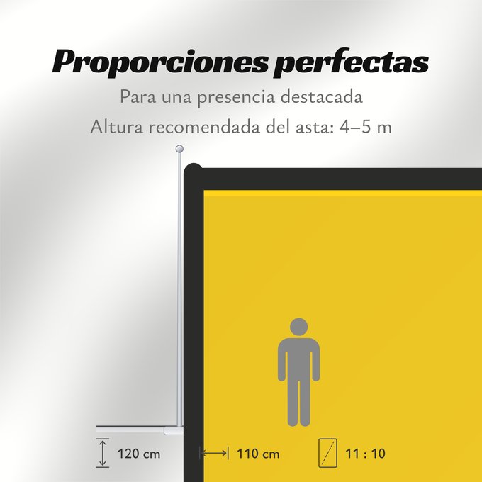 Proporciones de la bandera: Lois Hole Arms