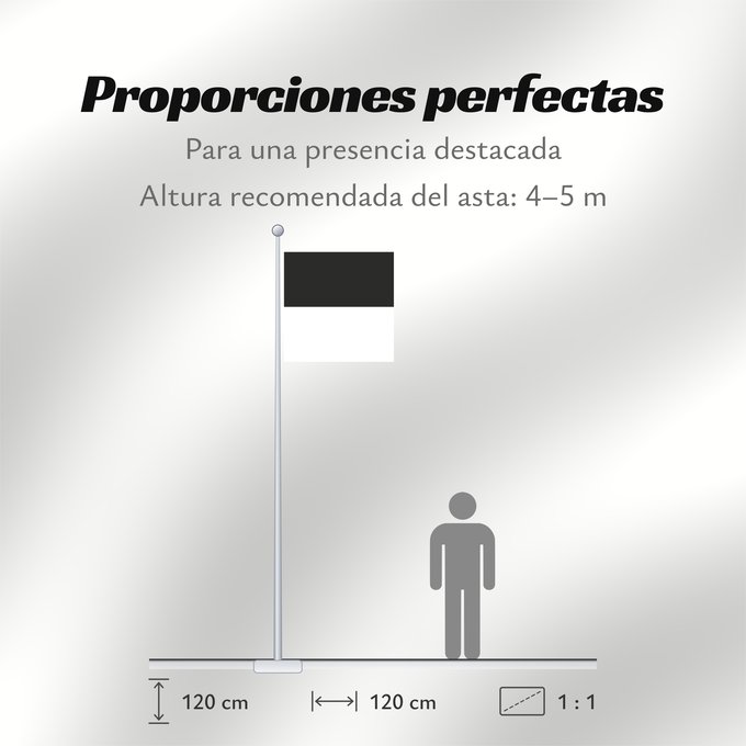 Proporciones de la bandera: Canton of Fribourg	Fribourg	Kanton Freiburg