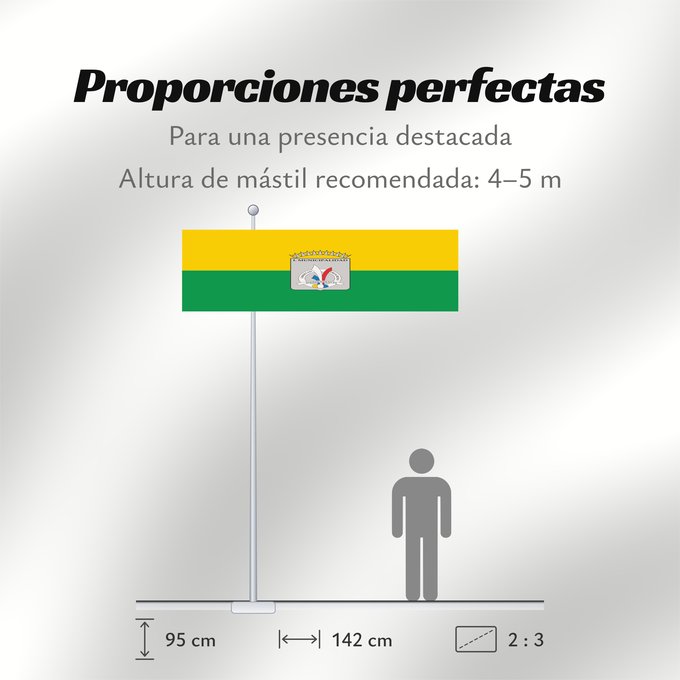 Proporciones de la bandera: Independencia, Chile
