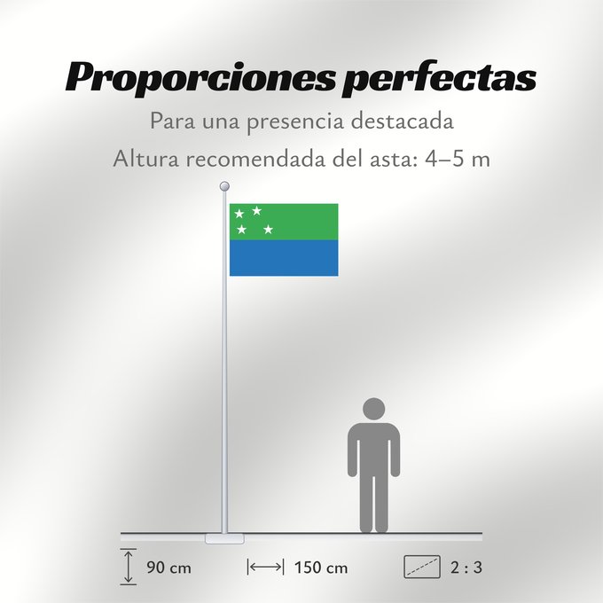Proporciones de la bandera: Los Lagos Region, Chile Los Lagos Region, Chile since 2013 Région de Los Lagos, Chili (depuis 2013) X Región de Los Lagos, Chile desde 2013 Los Lagos Region, Chile (seit 2013) Regione di Los Lagos, Cile (dal 2013)