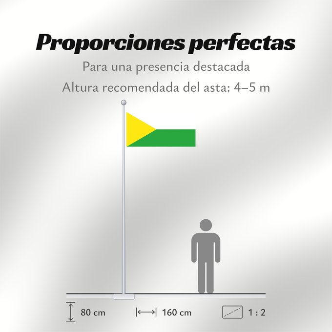 Proporciones de la bandera: Barranca de Upía Meta Barranca de Upía Barranca de Upia, Meta