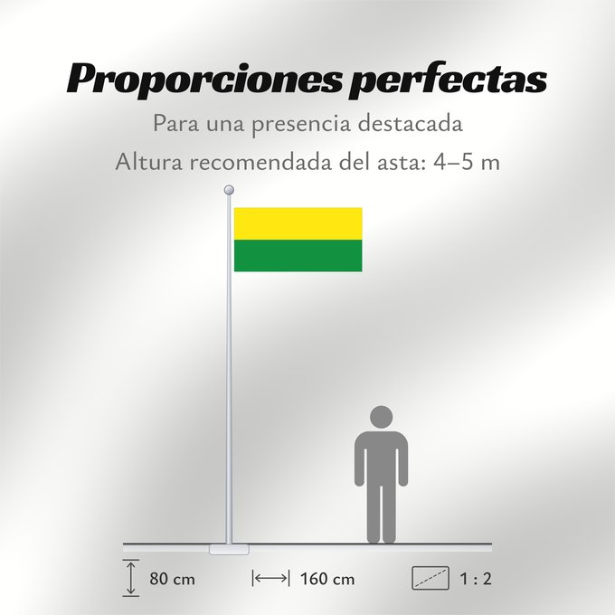 Proporciones de la bandera: Calima-El Darién  Valle del Cauca	Calima-El Darién	Municipio de Calima-El Dairén  Valle del Cauca