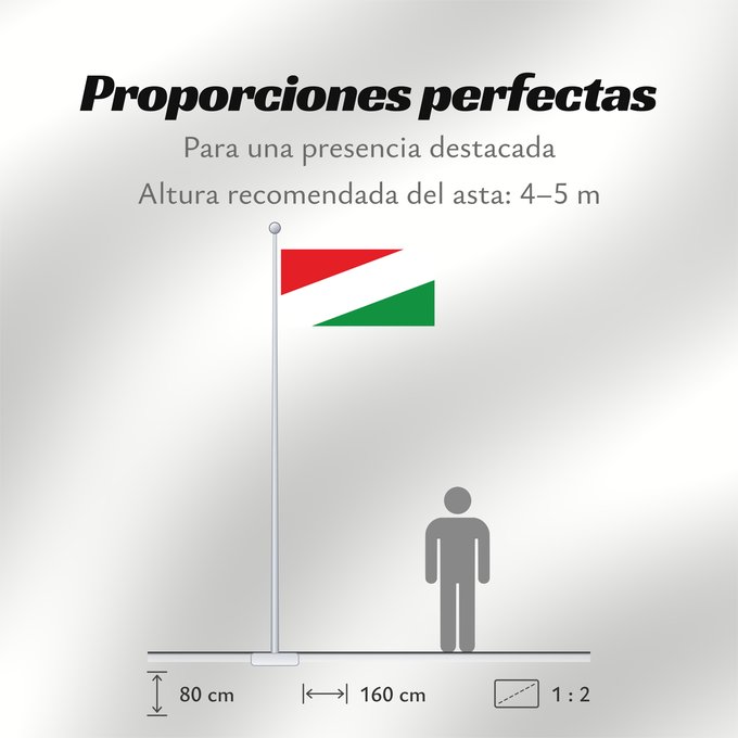 Proporciones de la bandera: Cravo Norte  Arauca	Cravo Norte	Municipio de Cravo Norte  Arauca
