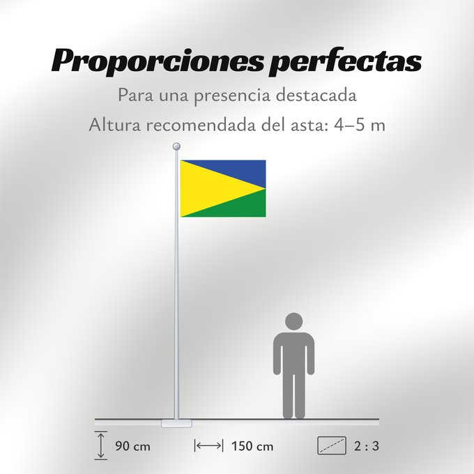 Proporciones de la bandera: El Colegio  Cundinamarca	El Colegio (Cundinamarca)	Municipio de El Colegio  Cundinamarca