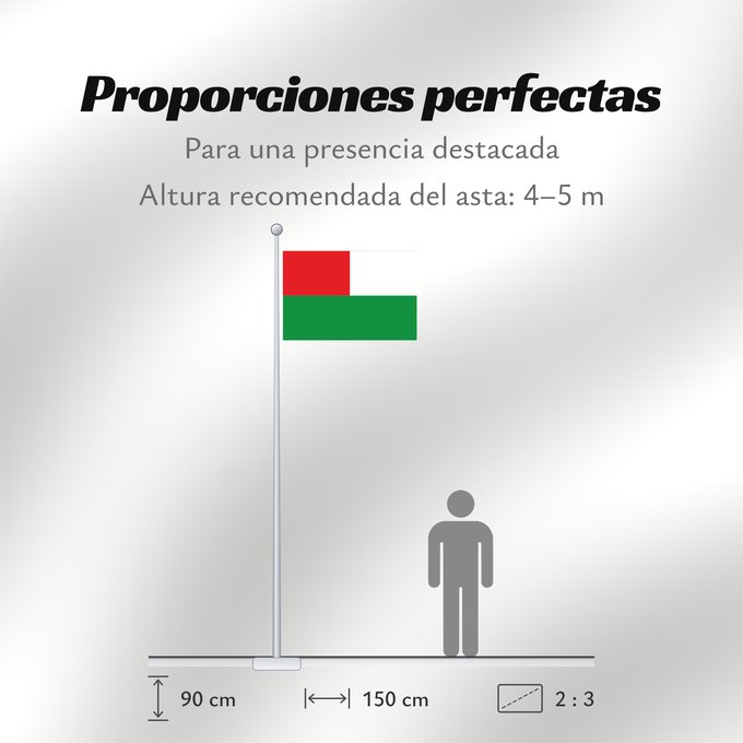 Proporciones de la bandera: El Santuario  Antioquia	El Santuario (Antioquia)	Municipio de El Santuario  Antioquia   Consta de dos fajas la superior dividida en dos y en los colores Rojo y Blanco; Verde esmeralda a todo lo largo de la faja inferior