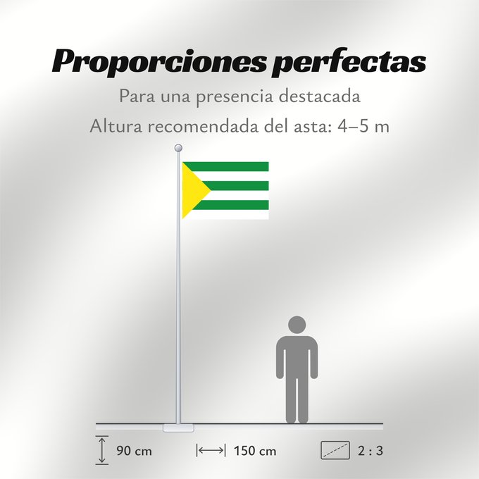 Proporciones de la bandera: Génova  Quindío	Génova (Quindío)	Municipio de Génova  Quindío