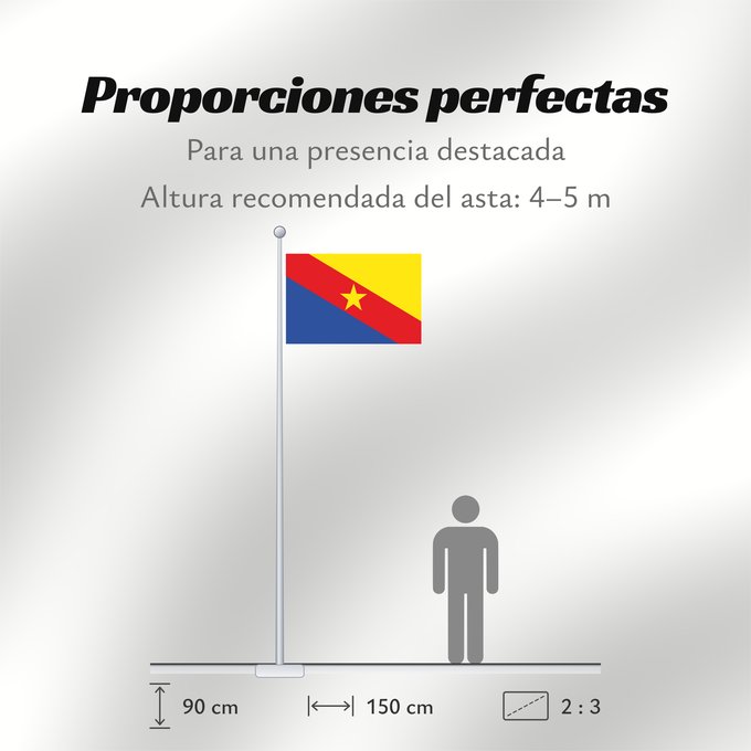 Proporciones de la bandera: Guaduas Cundinamarca Guaduas (Cundinamarca) Municipio de Guaduas Cundinamarca