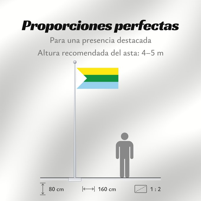 Proporciones de la bandera: Hispania  Antioquia	Hispania (Antioquia)	Municipio de Hispania  Antioquia