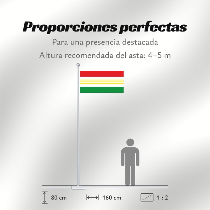 Proporciones de la bandera: Lebrija Santander Lebrija (Santander) Municipio de Lebrija Santander