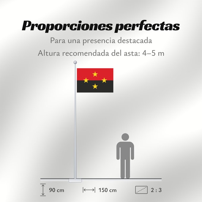Proporciones de la bandera: Norte de Santander Department Norte de Santander department, Colombia Département de Norte de Santander Departamento de Norte de Santander, Colombia Norte de Santander Dipartimento di Norte de Santander
