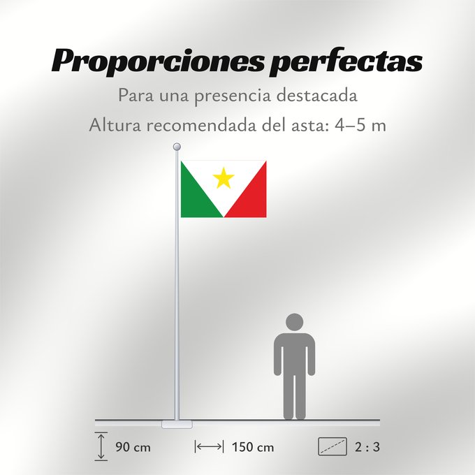 Proporciones de la bandera: Páramo  Santander	Páramo (Santander)	Municipio de Páramo  Santander