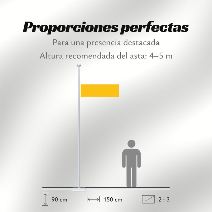 Proporciones de la bandera: Pasca  Cundinamarca	Pasca (Cundinamarca)	Municipio de Pasca  Cundinamarca