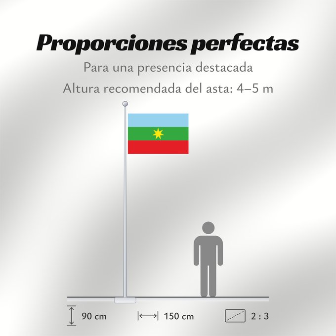 Proporciones de la bandera: Planeta Rica Córdoba Planeta Rica (Córdoba) Municipio de Planeta Rica Córdoba