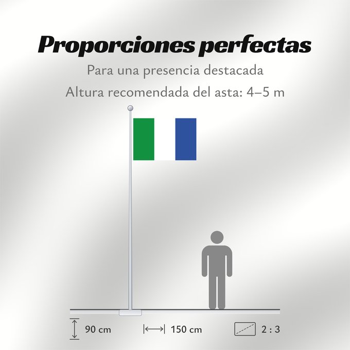 Proporciones de la bandera: Repelón  Atlántico	Repelón	Municipio de Repelón  Atlántico