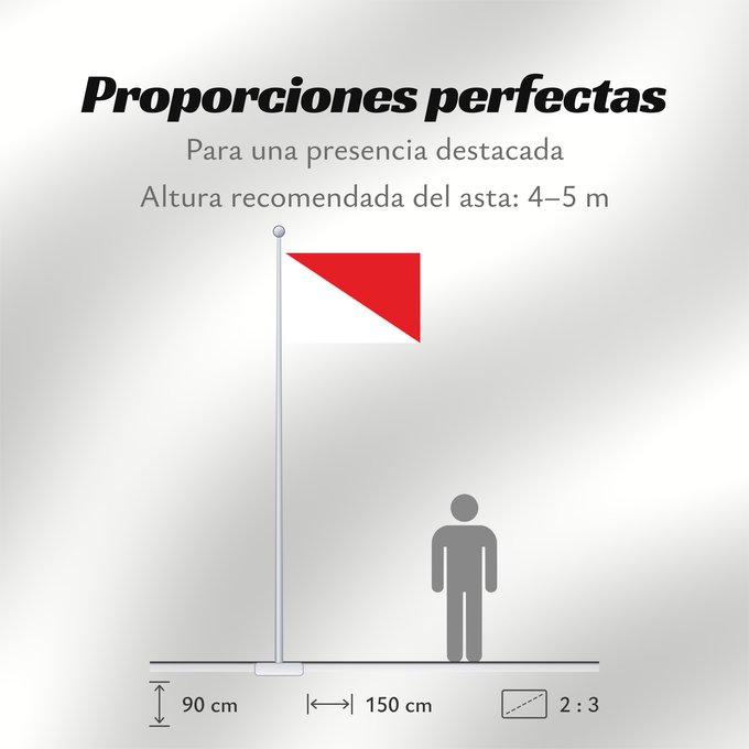 Proporciones de la bandera: Ricaurte Cundinamarca Ricaurte (Cundinamarca) Municipio de Ricaurte Cundinamarca