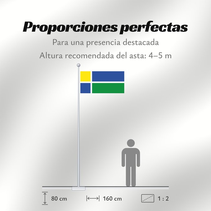 Proporciones de la bandera: San Pedro de Cartago Nariño San Pedro de Cartago (Nariño) Municipio de San Pedro de Cartago Nariño