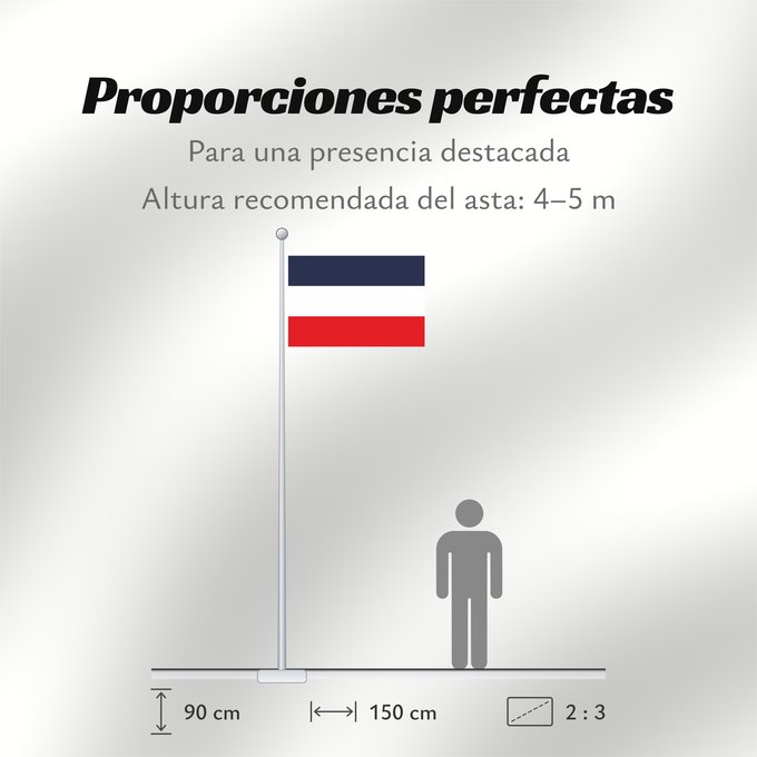 Proporciones de la bandera: Tesalia  Huila	Tesalia (Huila)	Municipio de Tesalia  Huila