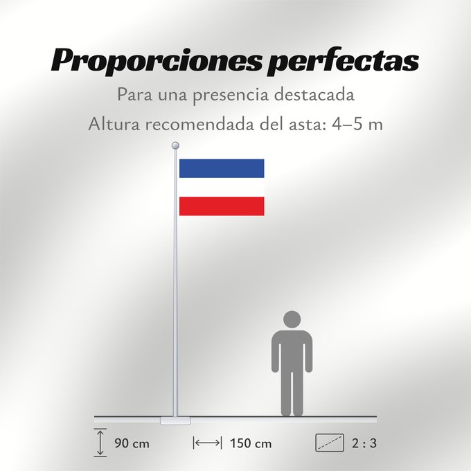 Proporciones de la bandera: Valledupar Cesar Valledupar Municipio de Valledupar Cesar