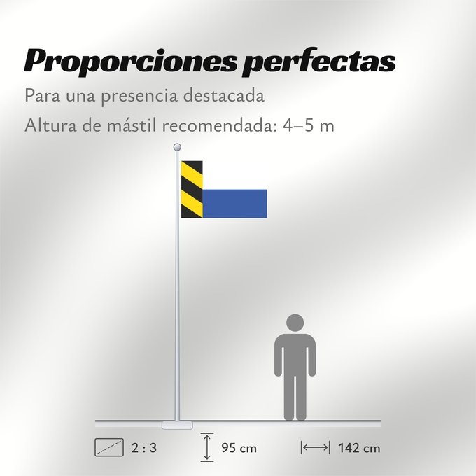 Proporciones de la bandera: Becov Municipal flag of Bečov village Bečov (Municipalité) Bečov (Municipio) Bečov (Gemeinde) Bečov (Comune) Bečov, okres Most