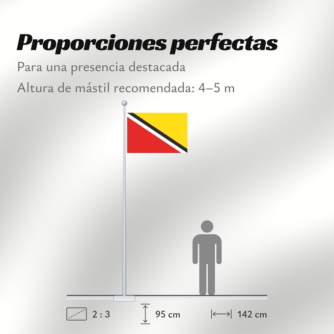 Proporciones de la bandera: Bobnice Bobnice village in Czechia