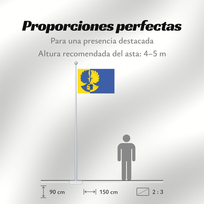 Proporciones de la bandera: Dolní Vilémovice TR Municipal flag of cs Dolní Vilémovice village