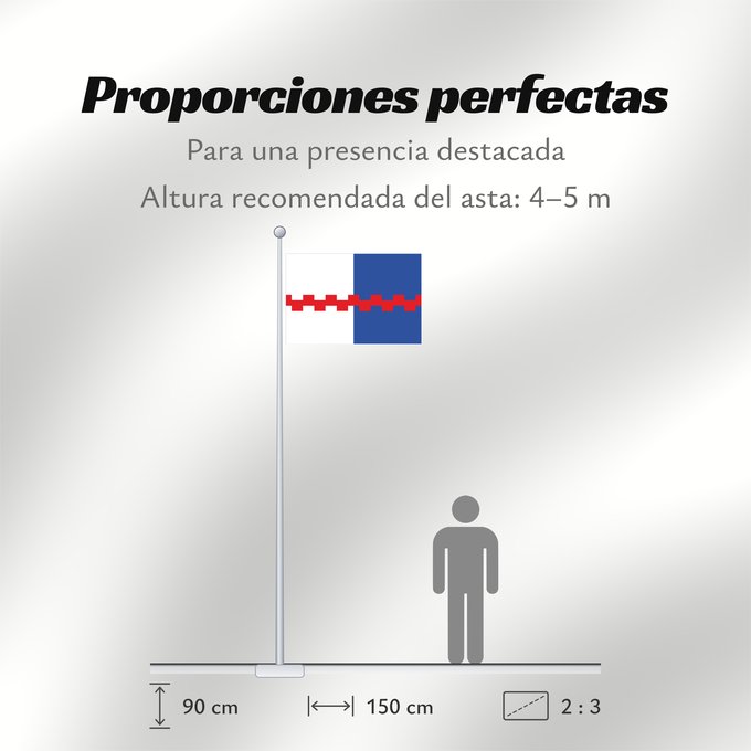 Proporciones de la bandera: Drahonín Municipal flag of Drahonín, Czech Republic