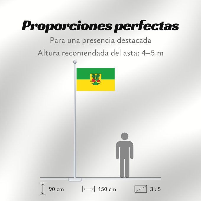 Proporciones de la bandera: Lichtenwald (Region Stuttgart)