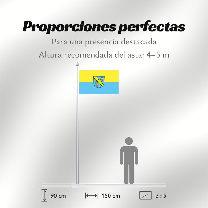 Proporciones de la bandera: Aichwald (Region Stuttgart)