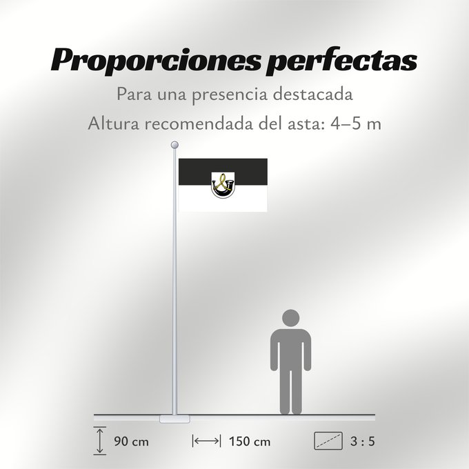 Proporciones de la bandera: Dürnau (Region Stuttgart)
