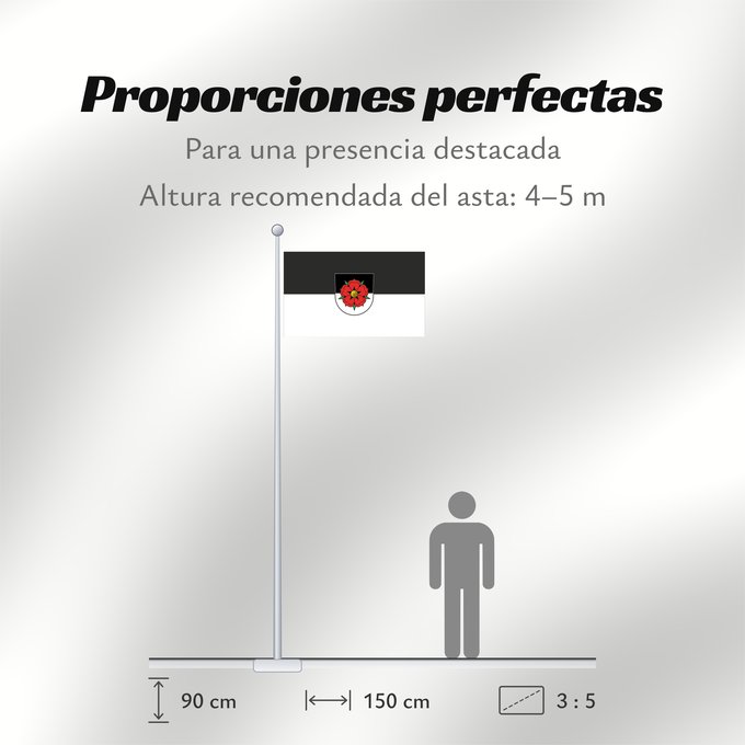 Proporciones de la bandera: Geislingen an der Steige (Region Stuttgart)