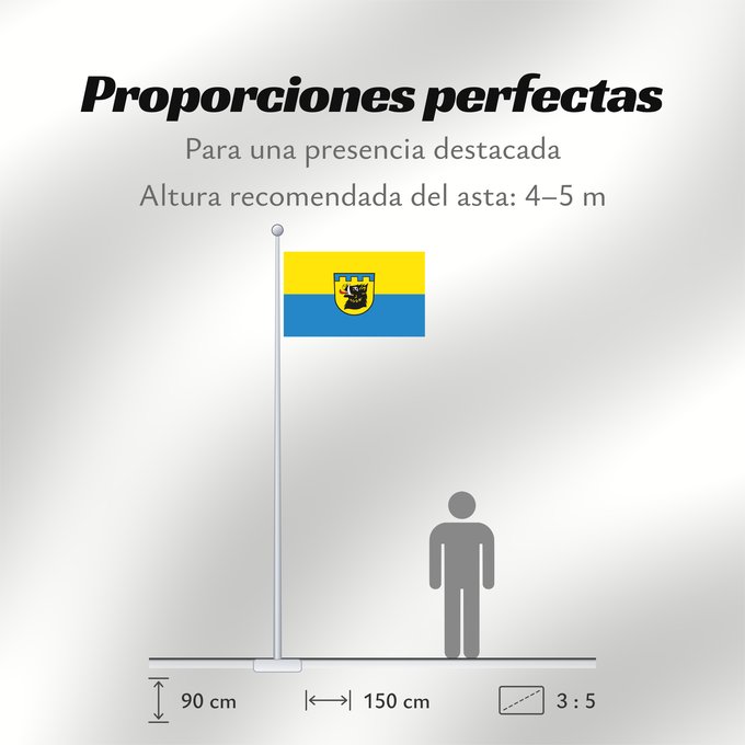 Proporciones de la bandera: Auenwald (Region Stuttgart)