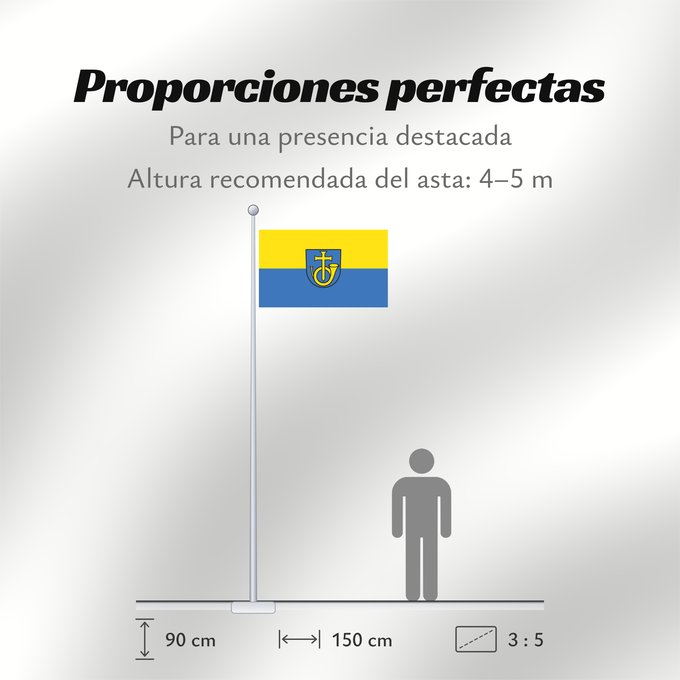 Proporciones de la bandera: Remshalden (Region Stuttgart)