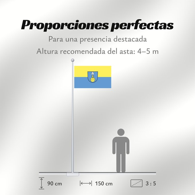Proporciones de la bandera: Offenau (Nördliches Baden-Württemberg)