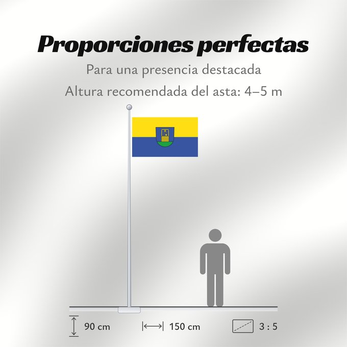 Proporciones de la bandera: Tiefenbronn (Nördlicher Schwarzwald)