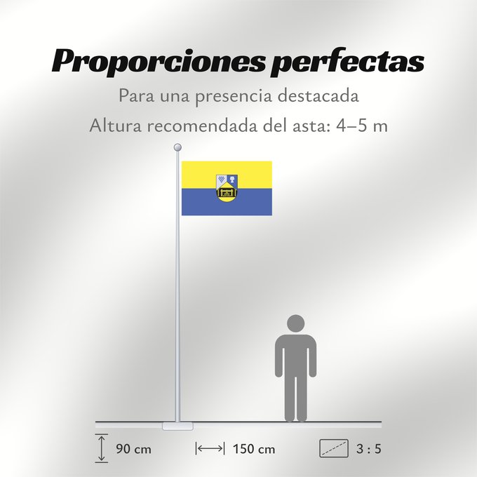 Proporciones de la bandera: Keltern (Nördliches Baden-Württemberg)