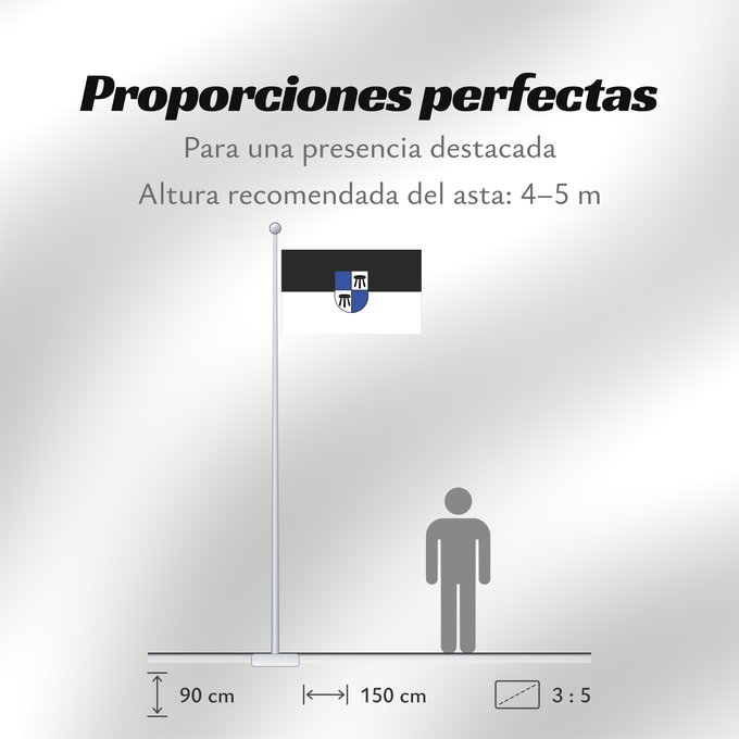 Proporciones de la bandera: Straubenhardt (Nördlicher Schwarzwald)