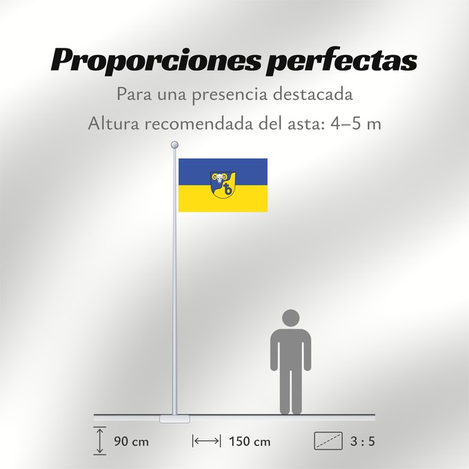 Proporciones de la bandera: Beuron (Schwäbische Alb)