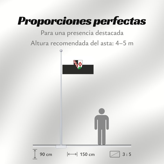 Proporciones de la bandera: Wald (Württembergisches Allgäu Oberschwaben)