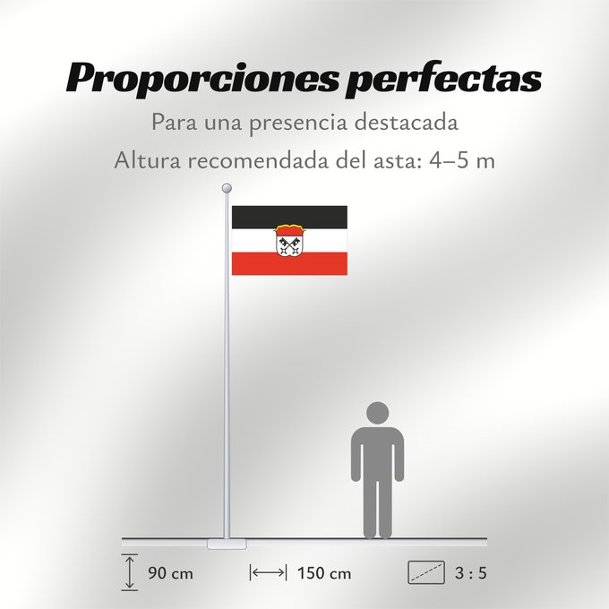 Proporciones de la bandera: Tyrlaching (Inn-Salzach)