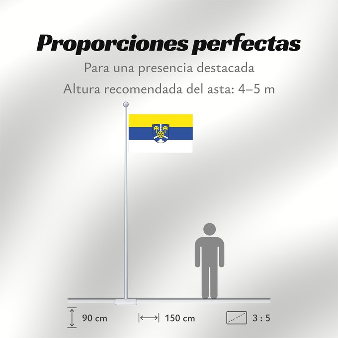 Proporciones de la bandera: Schneizlreuth (Berchtesgadener Land)