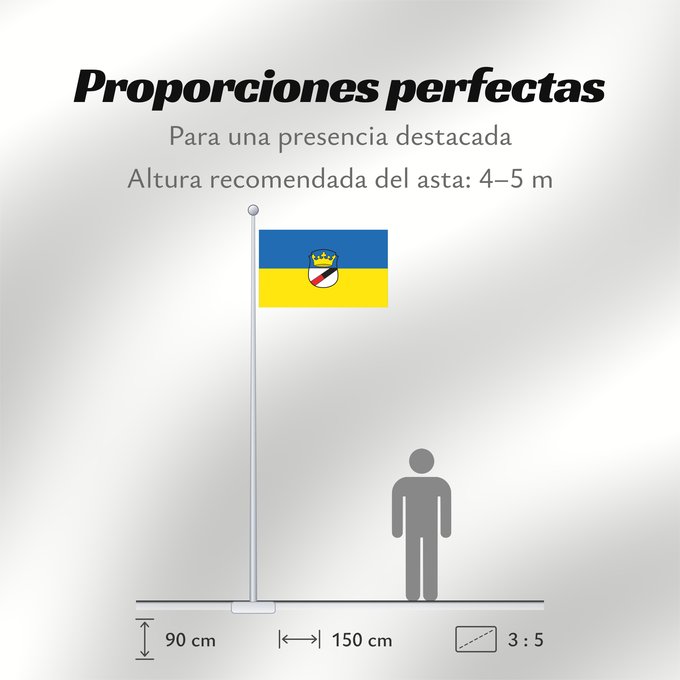 Proporciones de la bandera: Königsdorf (Tölzer Land)