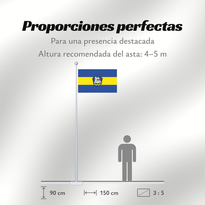 Proporciones de la bandera: Erdweg (Münchener Umland)