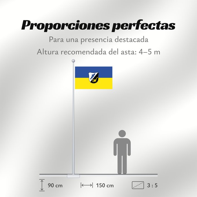 Proporciones de la bandera: Petershausen (Münchener Umland)