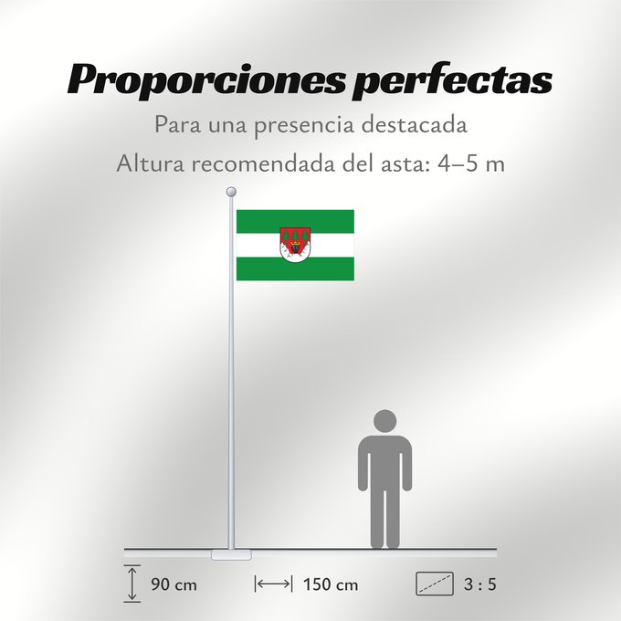 Proporciones de la bandera: Mittenwald, M (Zugspitz-Region)
