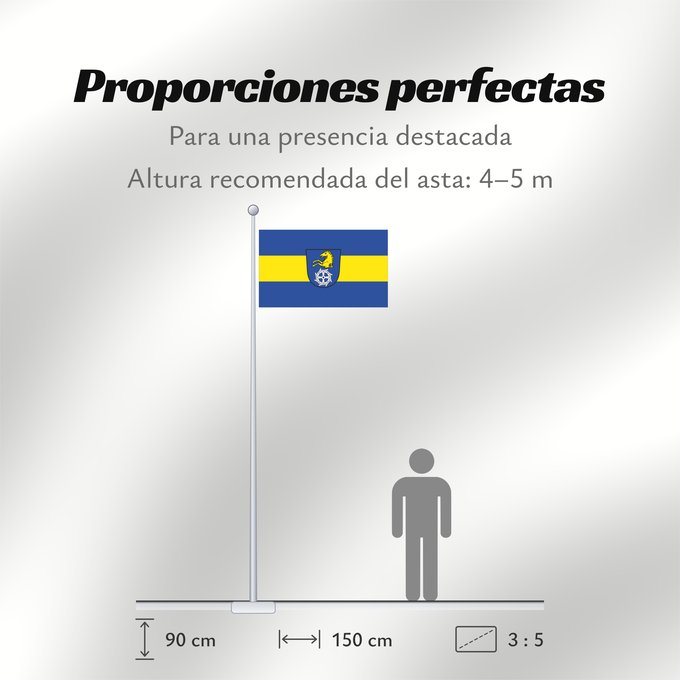 Proporciones de la bandera: Ohlstadt (Zugspitz-Region)