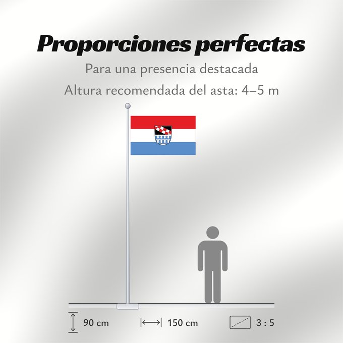 Proporciones de la bandera: Niederbergkirchen (Inn-Salzach)
