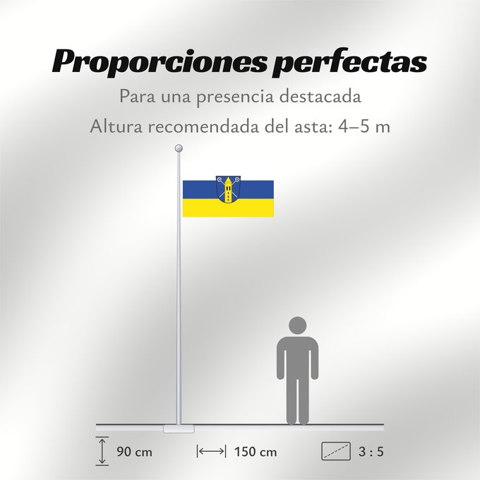 Proporciones de la bandera: Ilmmünster (Oberbayerns Städte)